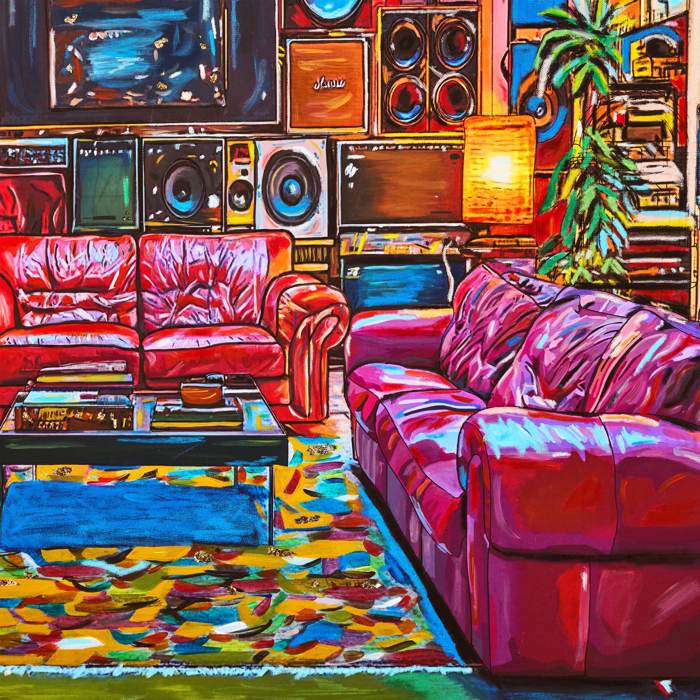 The House of Music Original Painting