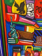 American Fridge Original Painting